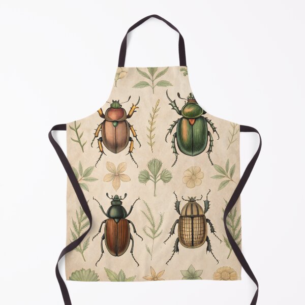 Item preview, Antique vintage botanical poster with bugs designed and sold by DuskTillDown.