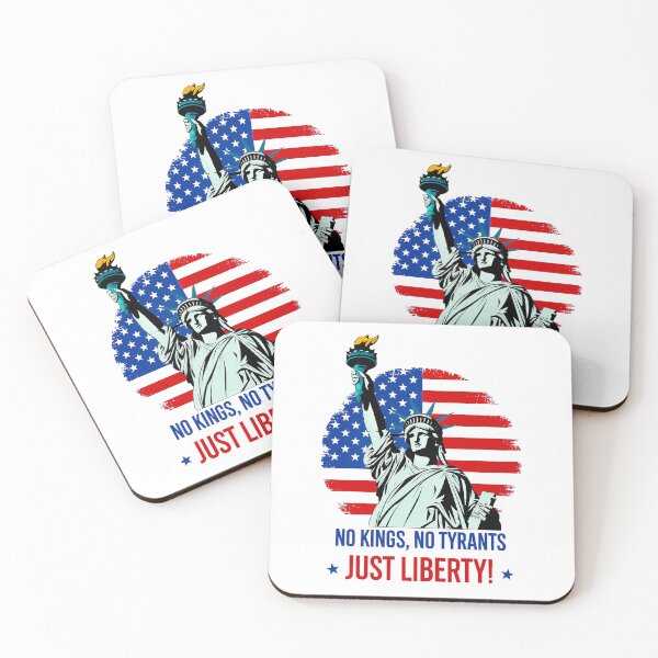 Item preview, No Kings In America Just Liberty Patriotic Freedom  designed and sold by Amanda's Factory.