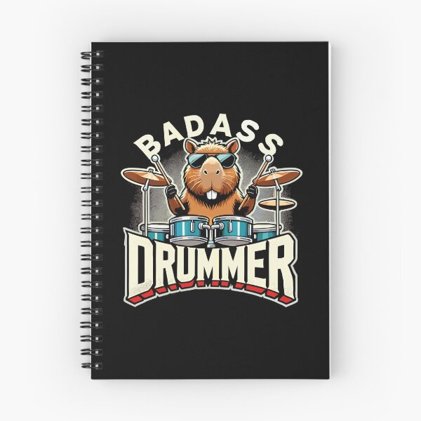 Item preview, Tough Drummer Capybara cool gift designed and sold by Pineapple-Tree.