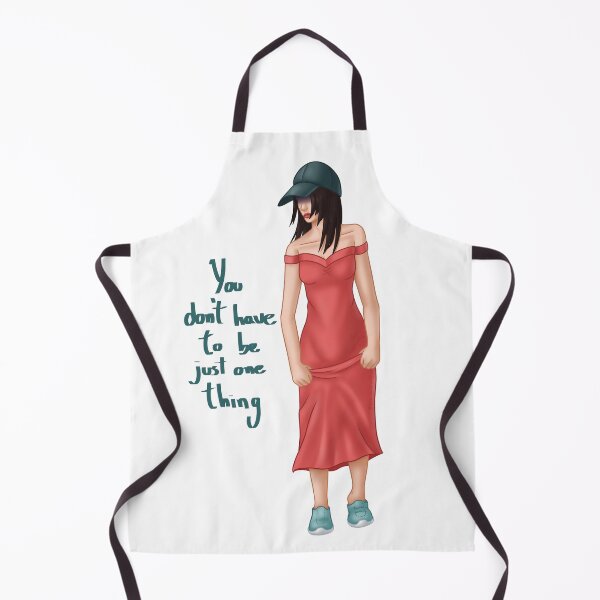 Item preview, Woman with a party dress, a cap and sneakers nb designed and sold by AssortedDrawings.