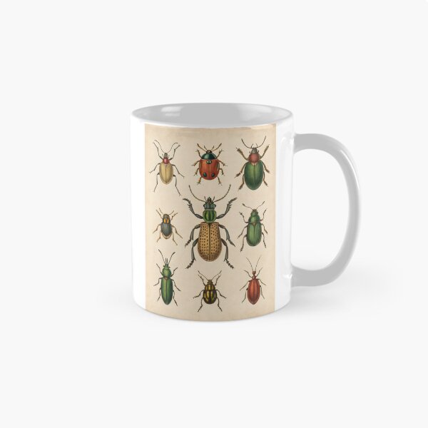 Item preview, antique vintage botanical poster with bugs designed and sold by DuskTillDown.