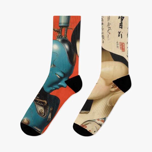Item preview, Robot Shunga Hybrid Imitation Japanese Erotica #120 designed and sold by NickWhittleArt.