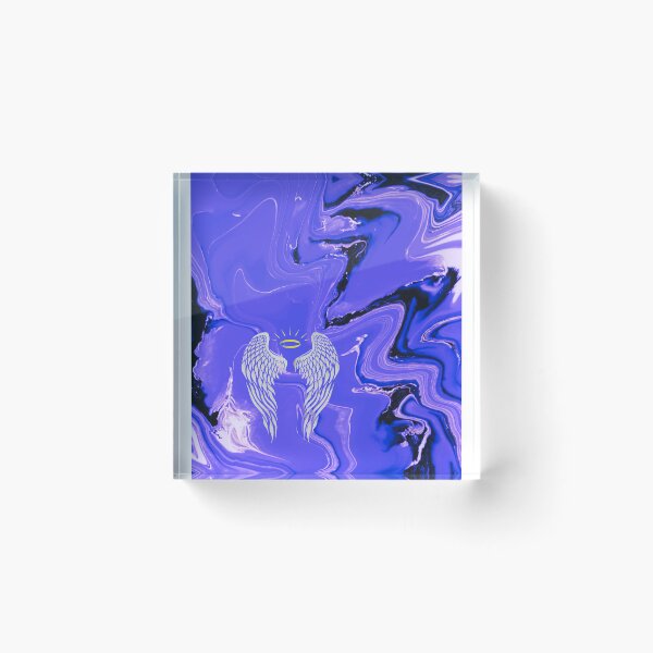 Item preview, Angel + Halo - Flow Art / Pour Painting - jdp-14-0008 designed and sold by ANomadDesigns.