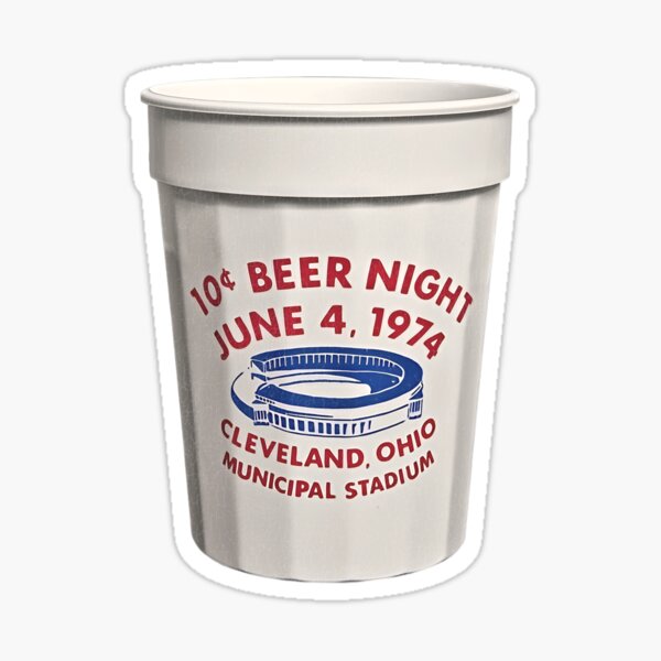 Artikel-Vorschau von Städtisches Stadion 10 Cent Beer Night Cup Cleveland Baseball, designt und verkauft von ourkid.