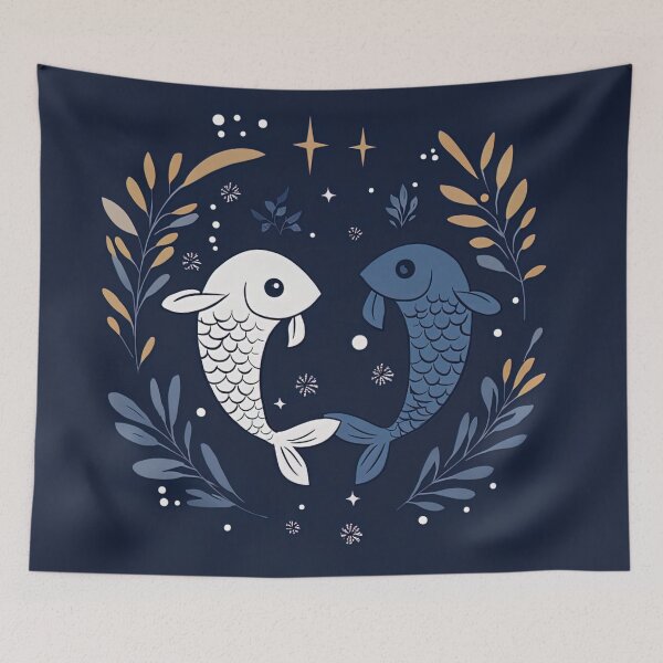 Item preview, Pisces zodiac symbol | Anime style designed and sold by ComicsFactory.