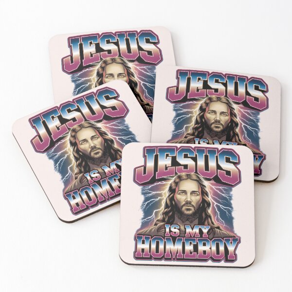 Item preview, Jesus Is My Homeboy – Bootleg Vintage Street Art Christian Design designed and sold by  KnitLuv.