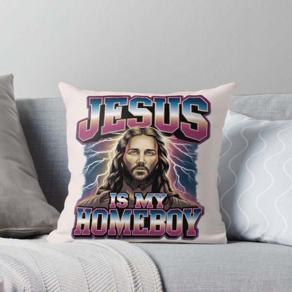 Item preview, Jesus Is My Homeboy – Bootleg Vintage Street Art Christian Design designed and sold by  KnitLuv.
