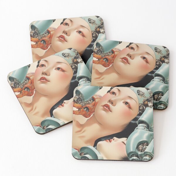 Item preview, Robot Shunga Erotic Art Hybrid Imitation | #121 designed and sold by NickWhittleArt.