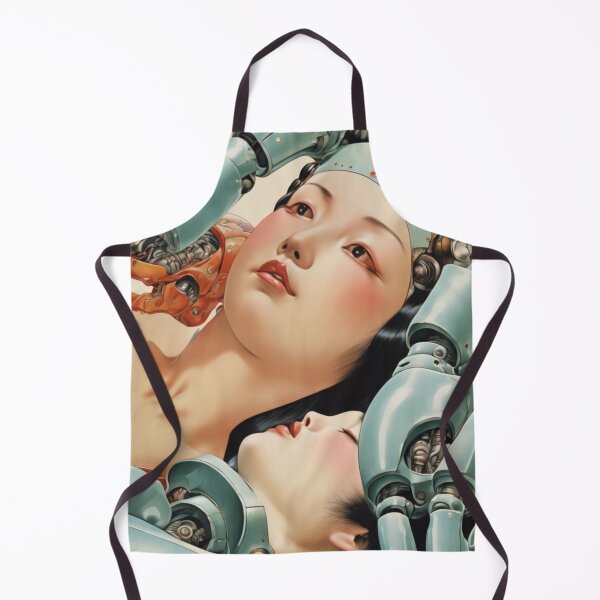 Item preview, Robot Shunga Erotic Art Hybrid Imitation | #121 designed and sold by NickWhittleArt.