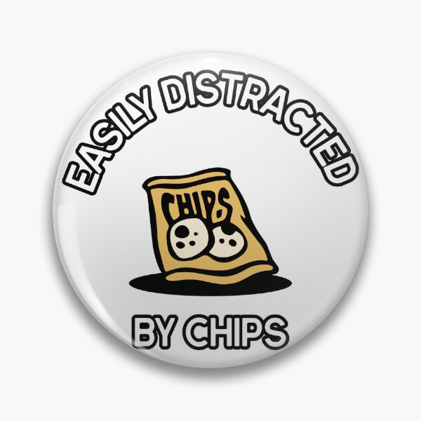 Artikelvorschau, Leicht durch Chips ablenkbar entworfen und verkauft von FirstTimeTees.