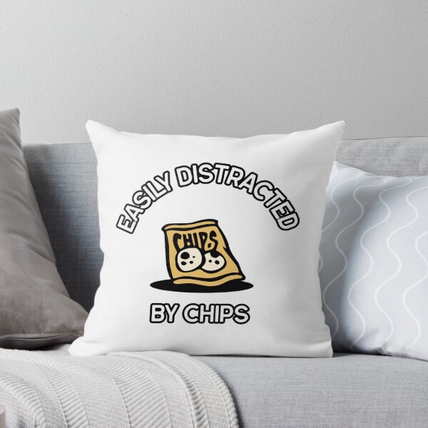 Item preview, Easily distracted by chips designed and sold by FirstTimeTees.