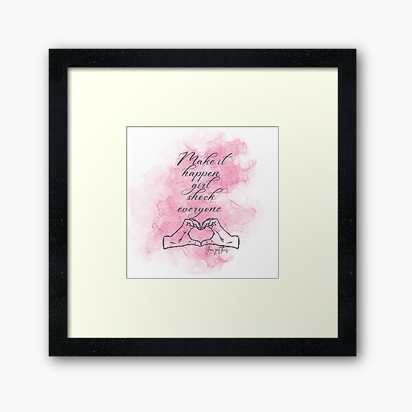 Item preview, Make It Happen, Girl – Empower & Inspire designed and sold by ArtsPositive.