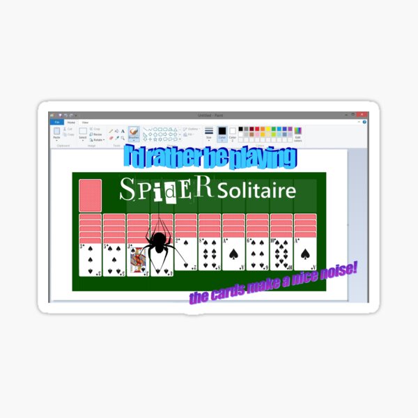 Item preview, I'd rather be playing Spider Solitaire! designed and sold by Lee Buono.