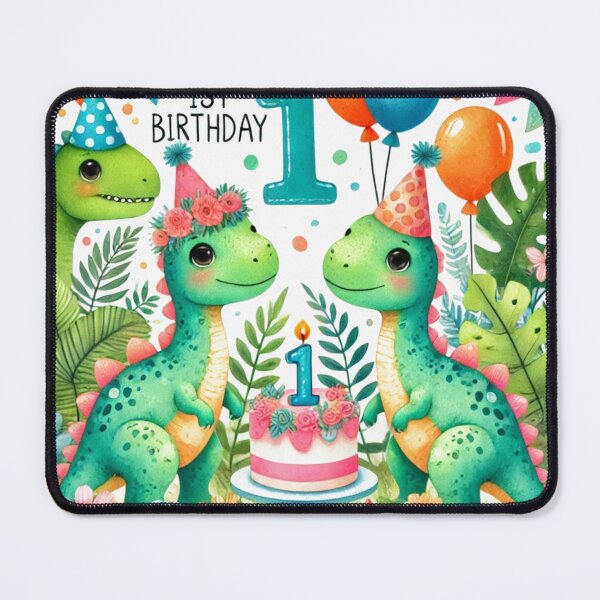 Item preview, 1st Birthday Dinosaur Dino designed and sold by Monika Howarth.