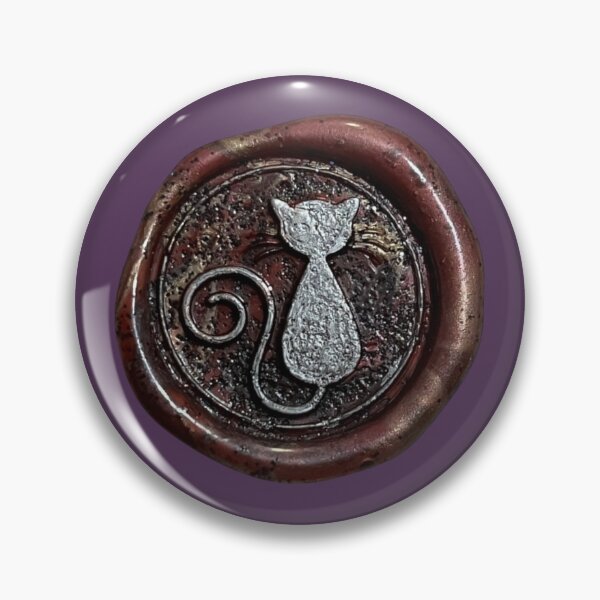 Item preview, Wax Seal - Cat, red/silver designed and sold by Elinda96.