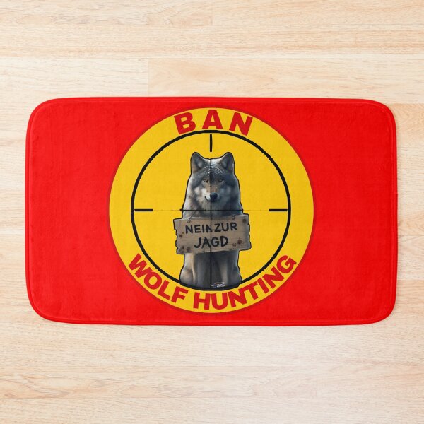 Item preview, Ban Wolf Hunting Animal Liberation Front  designed and sold by VEGANIMAL Shop.