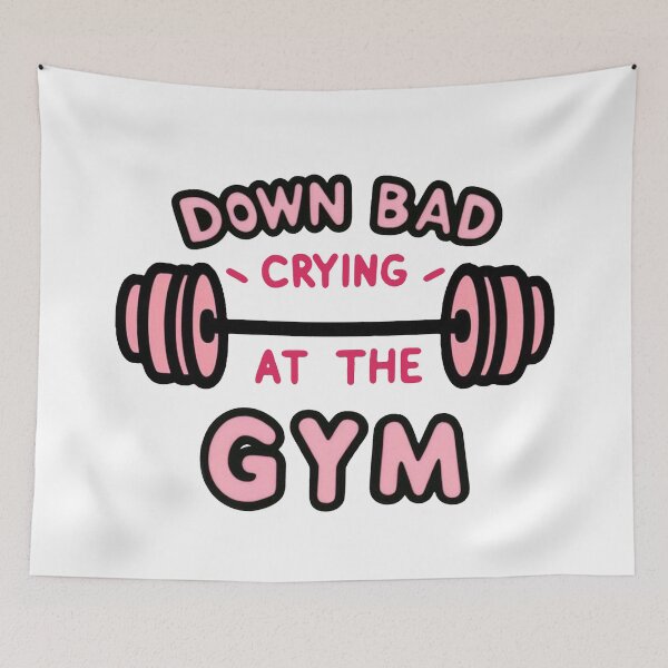 Item preview, Down bad Crying at the Gym - Taylor Swift  designed and sold by Gautamaa.