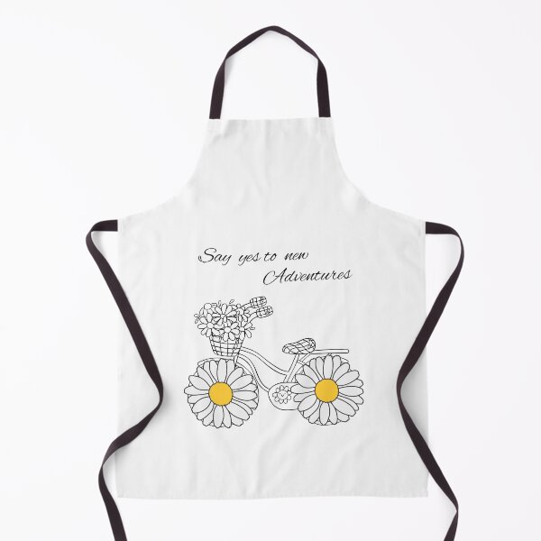 Item preview, say yes to new adventures: daisy & bicycle graphic designed and sold by Warmwave.