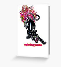 EXPLODING PUSSIES Greeting Card