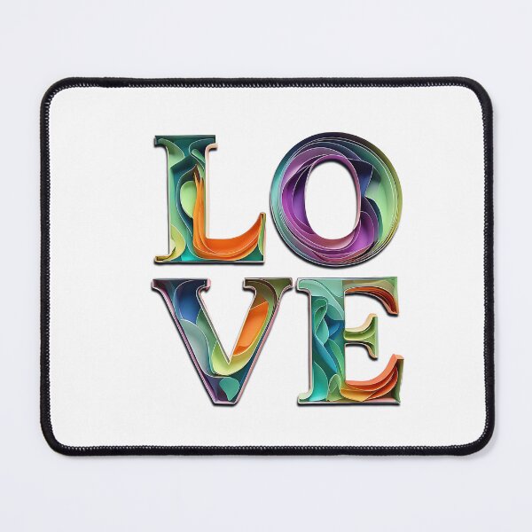 Item preview, Love as colorful, folded paper designed and sold by DirtyHandz.