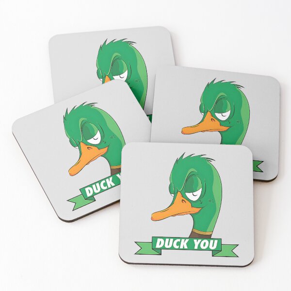 Item preview, Angry Duck Saying Duck You – Funny Sarcastic Duck Meme Art designed and sold by Creative Spark.