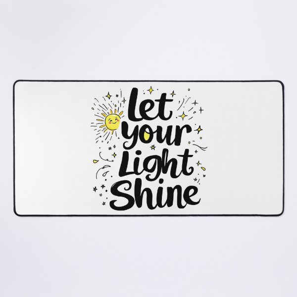 Item preview, Let Your Light Shine - Inspirational Christian Typography Design designed and sold by Redblackman.