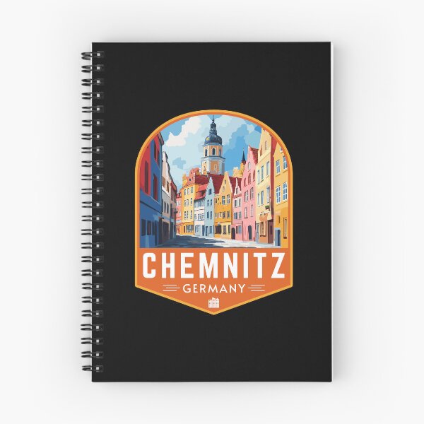Item preview, Chemnitz in Saxony Germany Retro Travel Art Emblem designed and sold by MaateoDesign.
