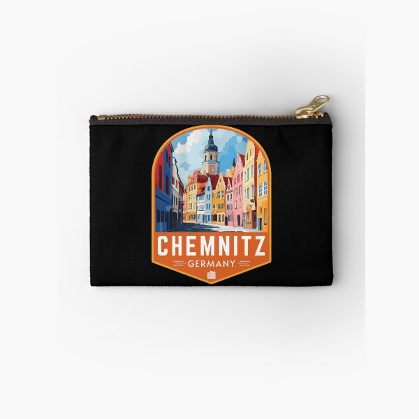 Item preview, Chemnitz in Saxony Germany Retro Travel Art Emblem designed and sold by MaateoDesign.