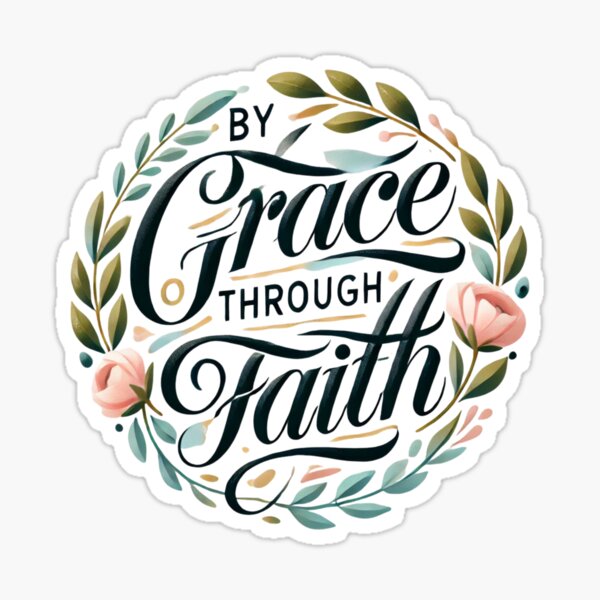 Item preview, Elegant Hand-Lettered Faith-Inspired Floral Design designed and sold by GoodwillDesigns.