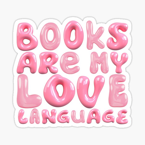 Item preview, Books are my love language designed and sold by alittlelibrary.