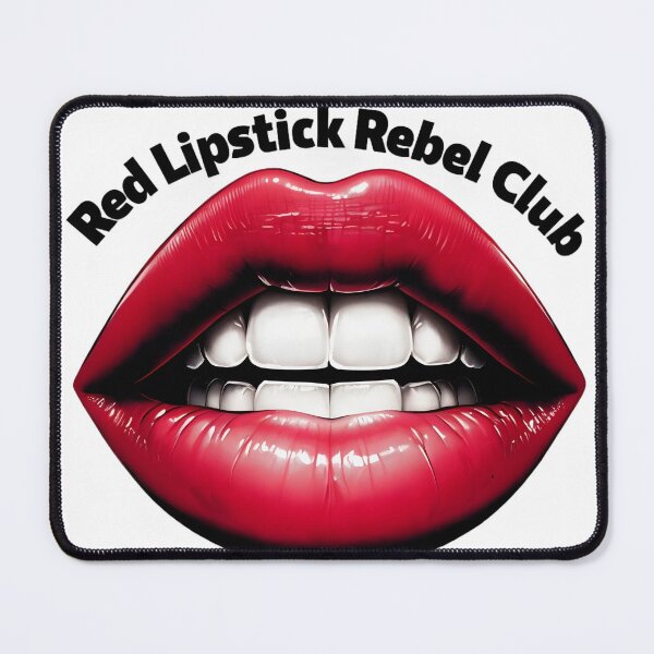 Item preview, Red Lipstick Rebels Unite! designed and sold by ThreeFrenchies.