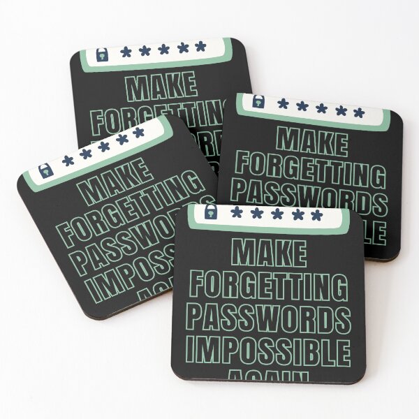 Item preview, Makeforgetting passwords imposssible again designed and sold by theconfusedangler.