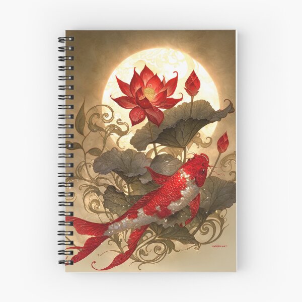 Item preview, Crimson Koi's Moonlit Bloom designed and sold by bloorose.