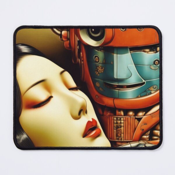 Item preview, Robot Shunga Erotic Art Hybrid Imitation | #124 designed and sold by NickWhittleArt.
