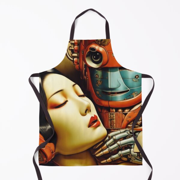 Item preview, Robot Shunga Erotic Art Hybrid Imitation | #124 designed and sold by NickWhittleArt.