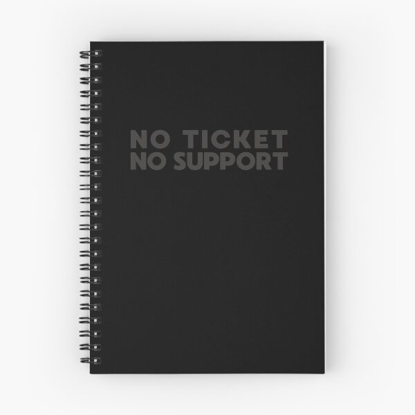 Item preview, No Ticket No Support IT Admin designed and sold by MEMES-GER.