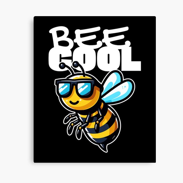 Artikel-Vorschau von Bee Cool - Eine coole Biene, designt und verkauft von AnAzArt.
