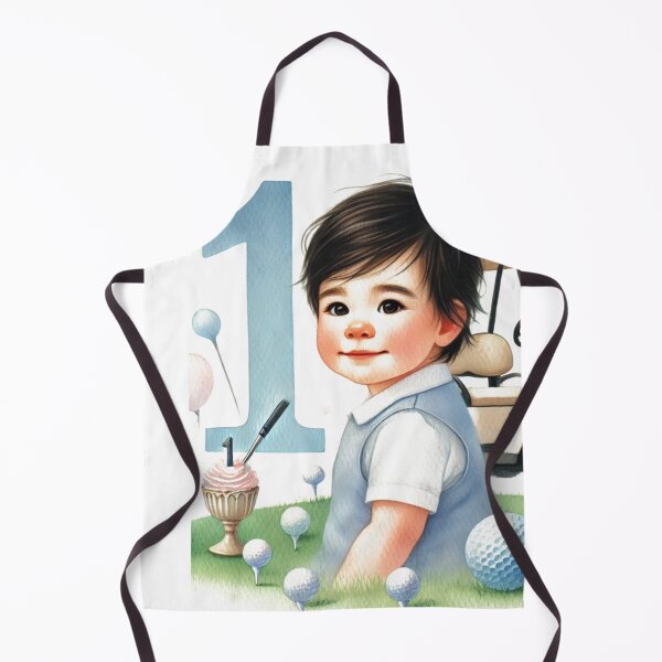 Item preview, 1st Birthday Golfer Boy Watercolor designed and sold by Monika Howarth.