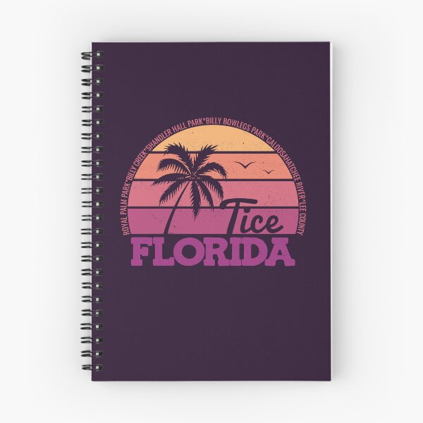 Item preview, Tice Florida Retro Sunset Local Pride Logo designed and sold by CRHPOD20.