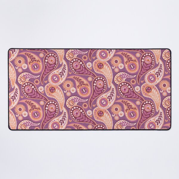 Item preview, Purple Paisley Eyes designed and sold by latheandquill.