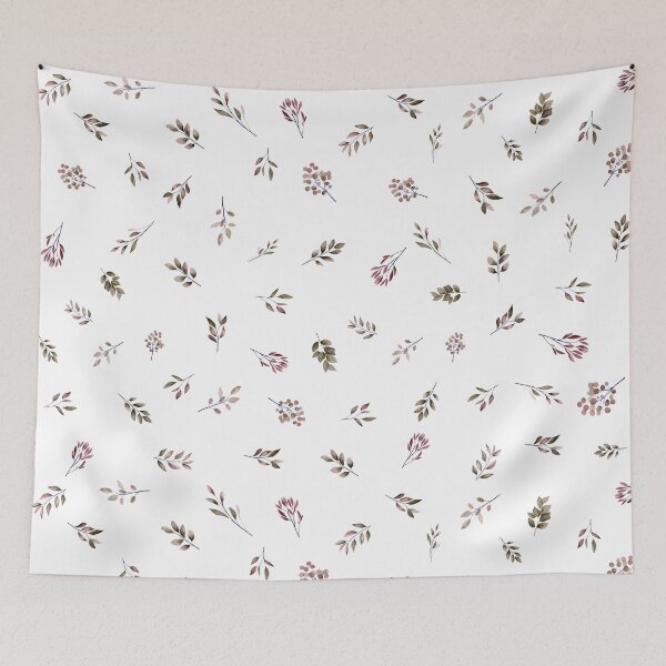 Item preview, Tender watercolor branches with leaves designed and sold by CHERRY--SHOP.