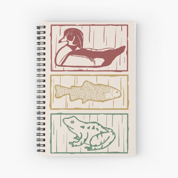 Item preview, Wetland Animals Linocut designed and sold by catchicadesign.
