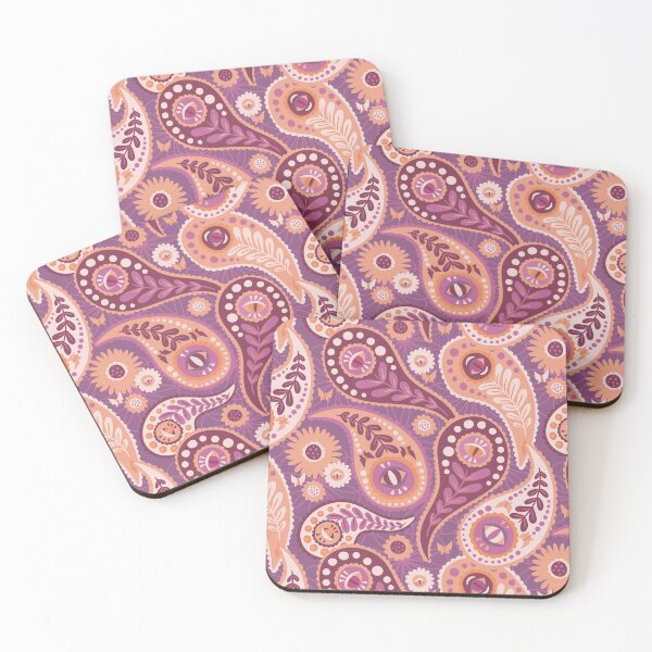 Item preview, Purple Paisley Eyes designed and sold by latheandquill.