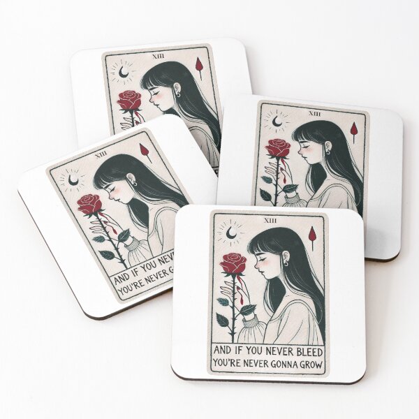 Item preview, And if you never bleed you`re never gonna grow - Taylor Swift - Tarot Card designed and sold by Gautamaa.
