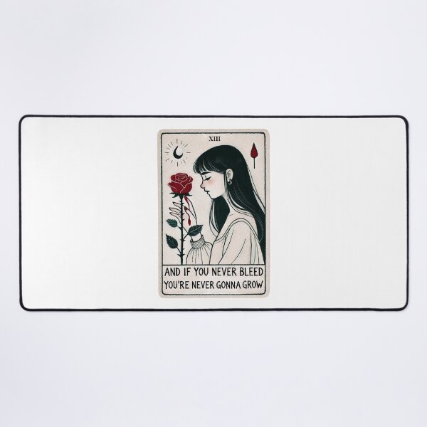 Item preview, And if you never bleed you`re never gonna grow - Taylor Swift - Tarot Card designed and sold by Gautamaa.