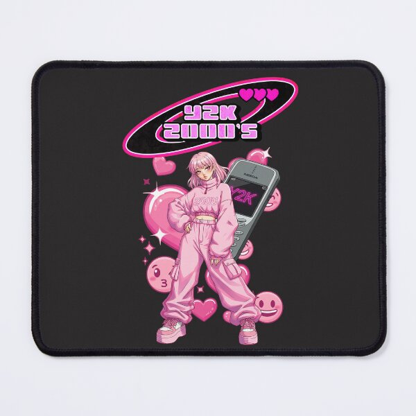 Item preview, Y2K Anime Dream: 2000s Nostalgia Tee pink edition designed and sold by WorldAniPicture.
