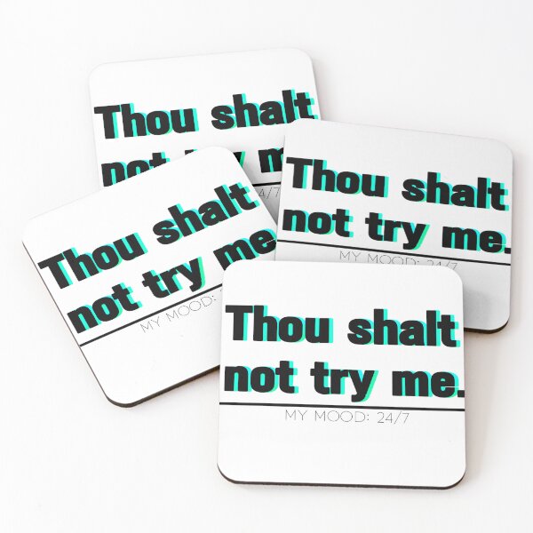 Item preview, Thou Shalt Not... designed and sold by HAFDesigns.