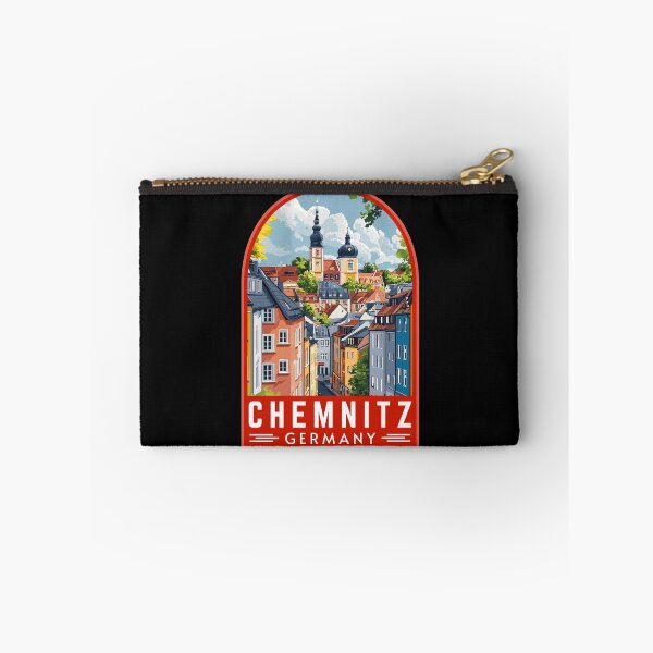 Item preview, Chemnitz in Saxony Germany Retro Travel Art Landscape designed and sold by MaateoDesign.