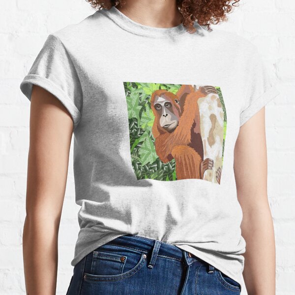 Item preview, Orangutan Hanging on a Tree designed and sold by Lotus Soul Creative.
