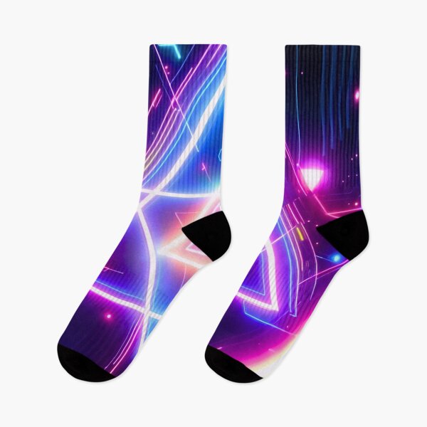 Item preview, Geometric Neon Shapes designed and sold by PhoceaWallpaper.